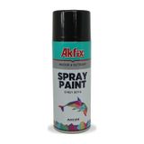 Akfix Akrilik Sprey Boya 400ml Parlak Siyah