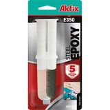 Akfix E350 25 ml Epoksi Çelik Yapıştırıcı Şırınga Tüm Yüzeylerde Kullanım İçin Güçlü Özellikler