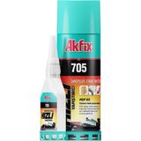 Akfix GA055 Hızlı Yapıştırıcı 705 100ML + 25GR Ahşap, Metal ve Plastik Yüzeyler için Etkili