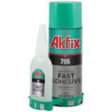 Akfix Hızlı Yapıştırıcı Sprey Kit 400 ml + 100 gr