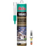 Akfix Silikon Akvaryum 100AQ 280ML – Şeffaf - 280 ml