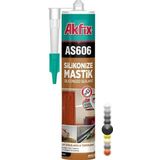 Akfix Silikonize Mastik Siyah 500 Gr