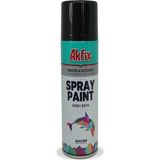 Akfix Sprey Boya 400 ml Parlak Siyah RAL9005 ART422997 Glossy Black