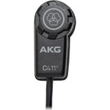 AKG C411PP Siyah Kablolu Stüdyo Mikrofon Yaylı Enstrümanlar için Yüksek Ses Kalitesi