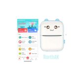 AKGUL HOME Kablosuz Mini Yazıcı ve +3 Yedek Rulo Sticker - Taşınabilir Termal Mini Yazıcı
