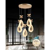 Akgül Lalin Gold 5li Avize - 5 Başlıklı