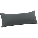 Akgün Ev Tekstili Çok Amaçlı Ortopedik Silindir Boyun Bacak Bel Destek Yastık Boncuk Elyaf 15X50 cm - 15 x 50 cm - Gri