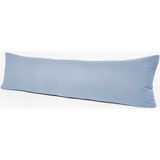 Akgün Ev Tekstili Çok Amaçlı Ortopedik Silindir Yastık Boyun Bacak Bel Destek Yastığı Boncuk Elyaf 15X50 cm - 15 x 50 cm - Mavi