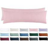 Akgün Ev Tekstili Çok Amaçlı Ortopedik Silindir Yastık Boyun Bacak Bel Destek Yastığı Boncuk Elyaf 15X50 cm - 15 x 50 cm - Pudra
