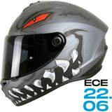 Akgüneş Motogaraj Axxıs Draken S Ece & Dot Sertifikalı Motosiklet Kaskı – Siyah, Çizilmez Vizör Hediyeli - 2XL