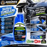 Akgüneş Motogaraj Torpido Temizleyici – Susuz Temizlik Araç Içi Plastik ve Torpido Temizleme Spreyi Yerli Üretim - 1,5 lt