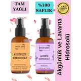Akgünlük Suyu ve Lavanta Suyu (100ML+100ML) - Doğal Ak Günlük, Sığla ve Lavanta Hidrosolü