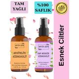 Akgünlük Suyu ve Mersin Suyu 100 ML+100 ml Doğal Sığla Hidrosolü
