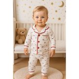 Aki Moda Kids Aki Moda Kıds Kız Bebek Love I Kalp Family Baskılı Pijama Takım - 9 - 12 Ay - 00Kırmızı