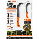 Aki Plastik Saplı Kamp Tahrası Üst Düzey Sağlamlık Bağ Budama Dal Kesme Bahçe Dehresi 540 Gr