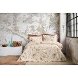 Akı Saten Çift Kişilik Nevresim Takımı - 240 x 260 cm - Bej