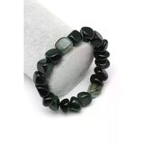 Akik Doğal Taş Bileklik 7 X 13 Mm Özel Kesim - Blk-2358