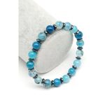 Akik-Hematit Doğal Taş Bileklik 8 Mm Küre Kesim - Blk-2037