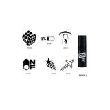 Akıl ve Enerji Spray Tattoo Geçici Sprey Dövme Seti
