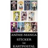 Akılçelen Kitaplar Death Note 1-11 Eksiksiz Manga Seti (11 Kitap) / Ölüm Defteri / Anime-Manga Sticker ve Kartpostal Hediyeli
