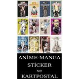 Akılçelen Kitaplar Death Note 1-12 Eksiksiz Manga Seti (12 Kitap) / Ölüm Defteri / Anime-Manga Sticker ve Kartpostal Hediyeli
