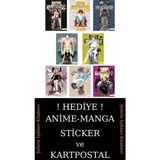 Akılçelen Kitaplar Death Note 1-2-3-4-5-6-7-8 Manga Seti (8 Kitap) / Ölüm Defteri / Anime-Manga Sticker ve Kartpostal Hediyeli