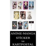 Akılçelen Kitaplar Death Note 6-16 Eksiksiz Kitap Seti (11 Kitap) / Ölüm Defteri / Anime-Manga Sticker ve Kartpostal