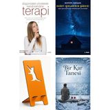 Akılçelen Kitaplar Düşünceleri Yöneterek Kendi Kendine Terapi - Matthew Mckay + Kuzey Işıklarının Şarkısı + Telefon Tutucu + Bir Kar Tanesi