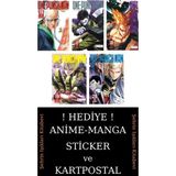 Akılçelen Kitaplar One Punch Man 16-17-18-19-20 Manga Seti (5 Kitap) / Tek Yumruk / Anime-Manga Sticker ve Kartpostal Hediyeli