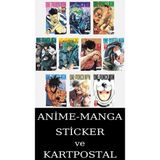 Akılçelen Kitaplar One Punch Man 6-7-8-9-10-11-12-13-14-15 Manga Seti (10 Kitap) / Tek Yumruk / Anime-Manga Sticker ve Kartpostal Hediyeli