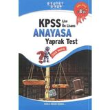 Akıllı Adam 2014 KPSS Lise - Önlisans Anayasa Yaprak Test - kollektif