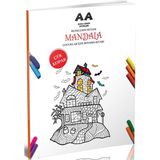 Akıllı Adam Yayınları AA Mandala Renklerin Rüyası Çocuklar İçin Boyama Kitabı Yazar: Komisyon 60 Sayfa Türkçe