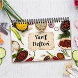Akıllı Adam Yayınları Yemek Tarif Defteri 1 Adet Renkli 13x20 Ölçülerde Özel Tasarımlı Sayfalarla - tek - 13*20