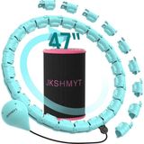 Akıllı Ağırlıklı Fit Hoop Büyük Beden Yetişkinler Için Kilo Kaybı, Hula Circle-2'si 1 Ara - Çok Renkli - Standart