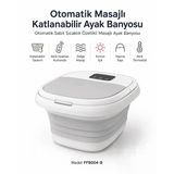Akıllı Ayak Masaj Aleti Spa Cihazı Akıllı Uzaktan Kumandalı Katlanabilir Titreşimli Ayak Duşu Ayak Yıkama Ayaka Masajı Otomatik Masajlı Katlanabilir Ayak Banyosu