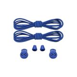 Akıllı Bağcık, Pratik Lastikli Ayakkabı Bağcığı, Spor, Çocuk, Klasik ve Bot Bağcığı, 1 Çift - Lacivert