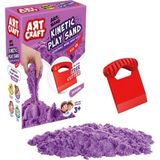 Akıllı Bayi 03689 Nessiworld Aksesuarlı Mor Kinetik Oyun Kumu 500 gr Aby - Çok Renkli