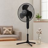 Akıllı Bayi 16\" (41 Cm) Teleskopik Katlanır Ayaklı Vantilatör - Metal Kafes, 3 Kademe Aby - Çok Renkli