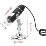 Akıllı Bayi 1600X USB Dijital Mikroskop Kamera Endoskop 8led Büyüteç Metal Standı - Çok Renkli