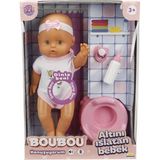 Akıllı Bayi 2030121 Boubou Altını Islatan ve Konuşan Bebek Seti 30 cm