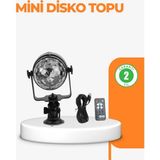 Akıllı Bayi 3 Renk 7 Mod Döner Disko Topu Işık