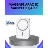 Akıllı Bayi 360° Döner Başlıklı Magsafe Araç Telefon Tutucu Hızlı Şarjlı