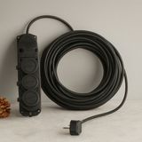 Akıllı Bayi 3'lü 10 M Kauçuk Uzatma Kablosu 3x1.5 Cca Aby - Çok Renkli