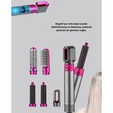 Akıllı Bayi 5’i 1 Arada Saç Şekillendirici Set Kuaför Düzeyinde Performans ve Ergonomik Tasarım