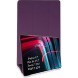 Akıllı Bayi Apple Ipad 5 Air 9.7 Kılıf Tablet Smart Kılıf - Mor Aby - Çok Renkli