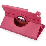 Akıllı Bayi Apple iPad Mini 1 Kılıf 360 Tablet Deri Kılıf - Pembe
