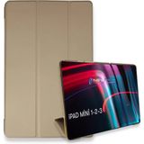 Akıllı Bayi Apple iPad Mini 3 Kılıf Tablet Smart Kılıf - Gold
