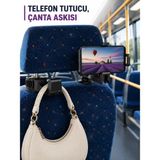 Akıllı Bayi Araç Içi Telefon Sabitleyici ve Koltuk Arkası Çanta Askılığı