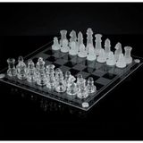 Akıllı Bayi Cam Satranç Takımı 25*25CM Aby - 25 x 25 cm