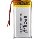 Akıllı Bayi Efcell 132660 2000MAH 3.7V Lityum Polimer (Li-Po) Şarj Edilebilir Pil